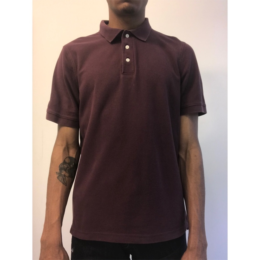Maroon medium polo